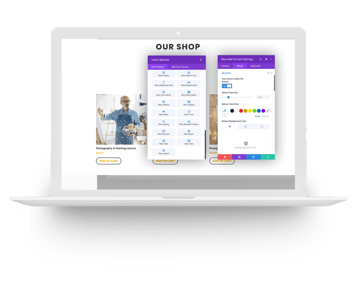 WooCommerce Screen